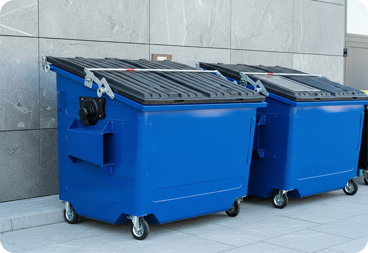 Sanitized dumpsters