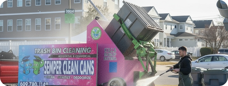 High-pressure Dumpster Cleaning