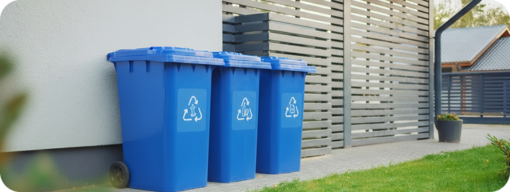 Residential Trash Can Cleaning