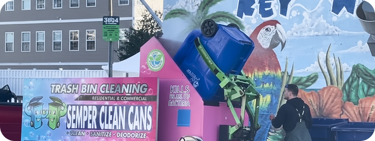 Commercial Garbage Bin Cleaning